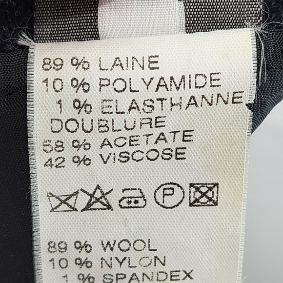 Lilith Women's Wool Blend Solid Pleated Hem Midi Skirt - L - Picture 8 of 8